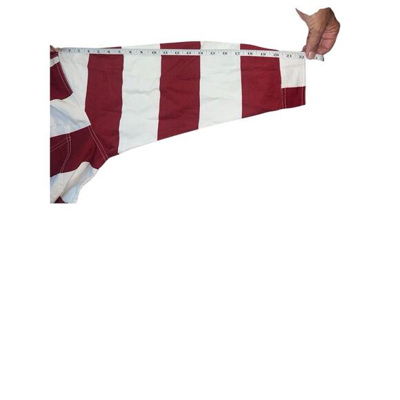 Vintage inspo USA Flag Button Down Patriotic Stars & Stripes Denim Collar sz 1X - Picture 6 of 6